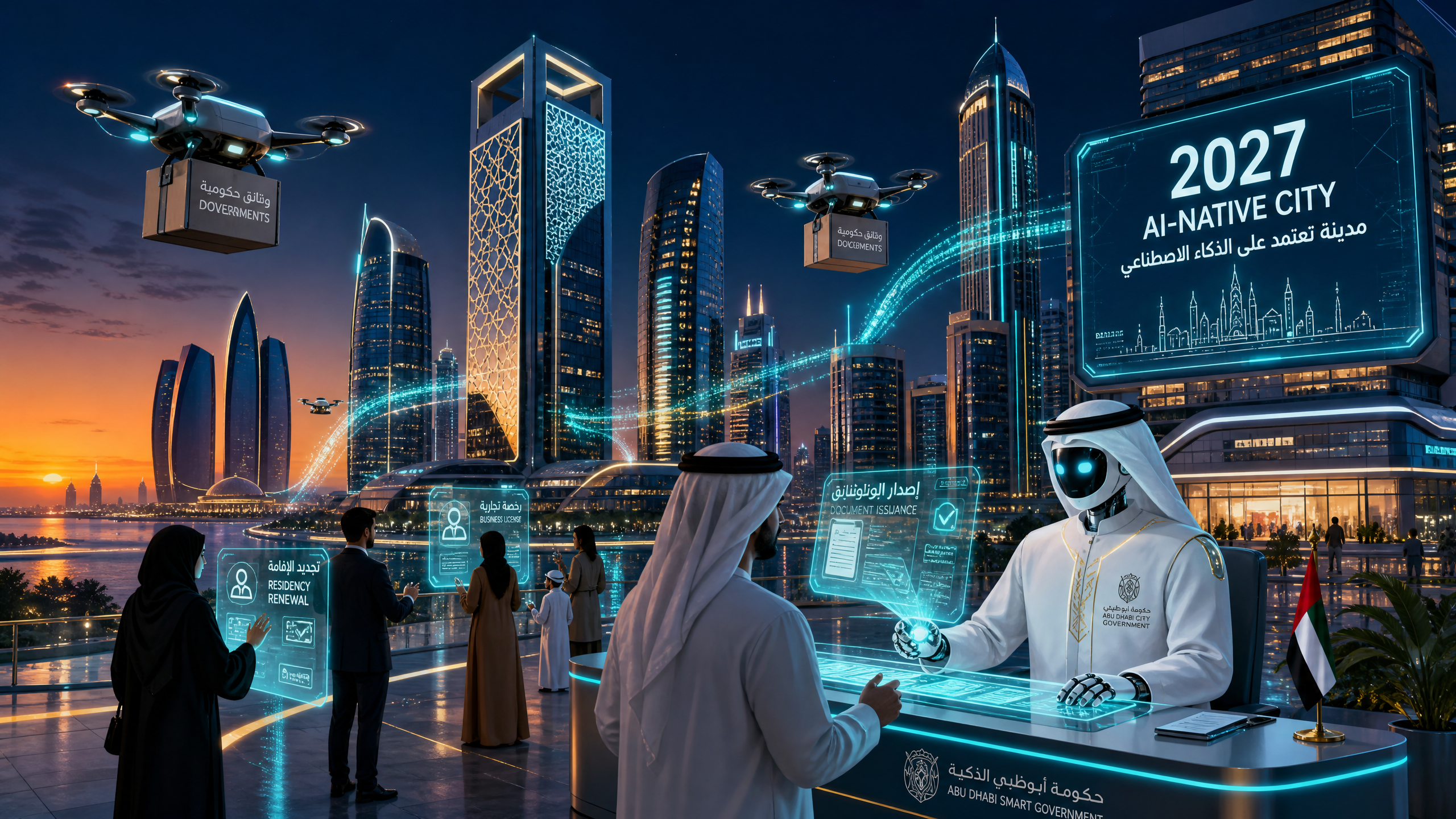 Abu Dhabi Is Building the World's First AI-Native City. Here Is What It Means for Every B2B Leader.