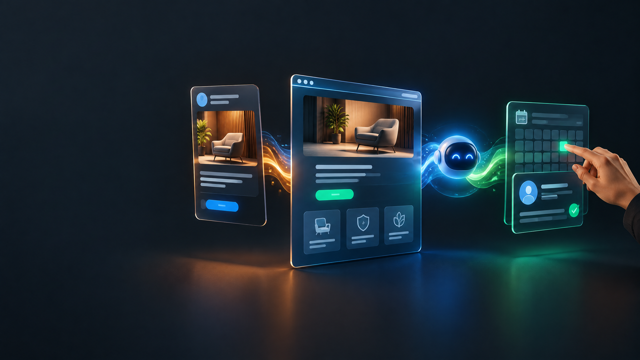 Could an AI Agent Replace the Landing Page?