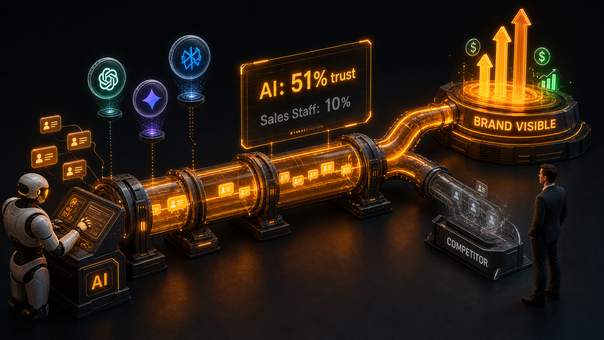 AI Discoverability Is Now a Pipeline Problem: What the 2026 Trust Data Means for B2B Revenue