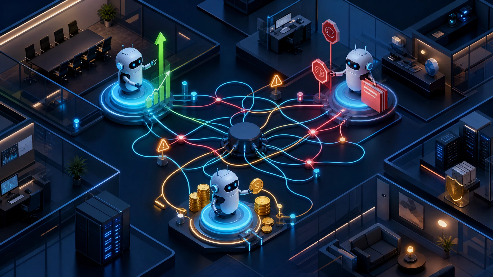What Happens When Two Perfectly Authorised AI Agents Are Working Against Each Other?