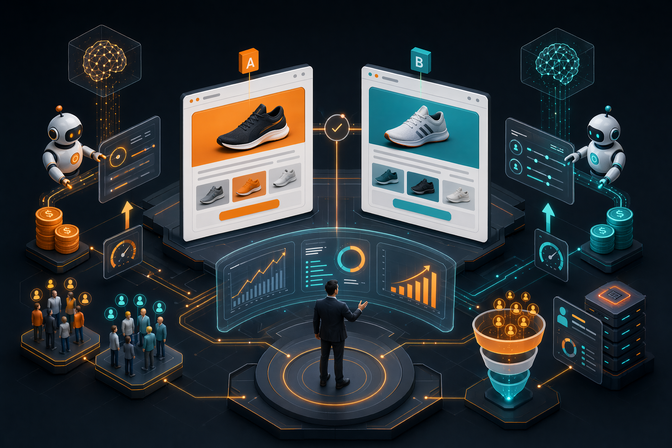 Performance Max campaign management for B2B: structured asset groups, cross-channel AI optimization, persona-driven bidding, and ROAS-led Google Ads strategy for enterprise brands