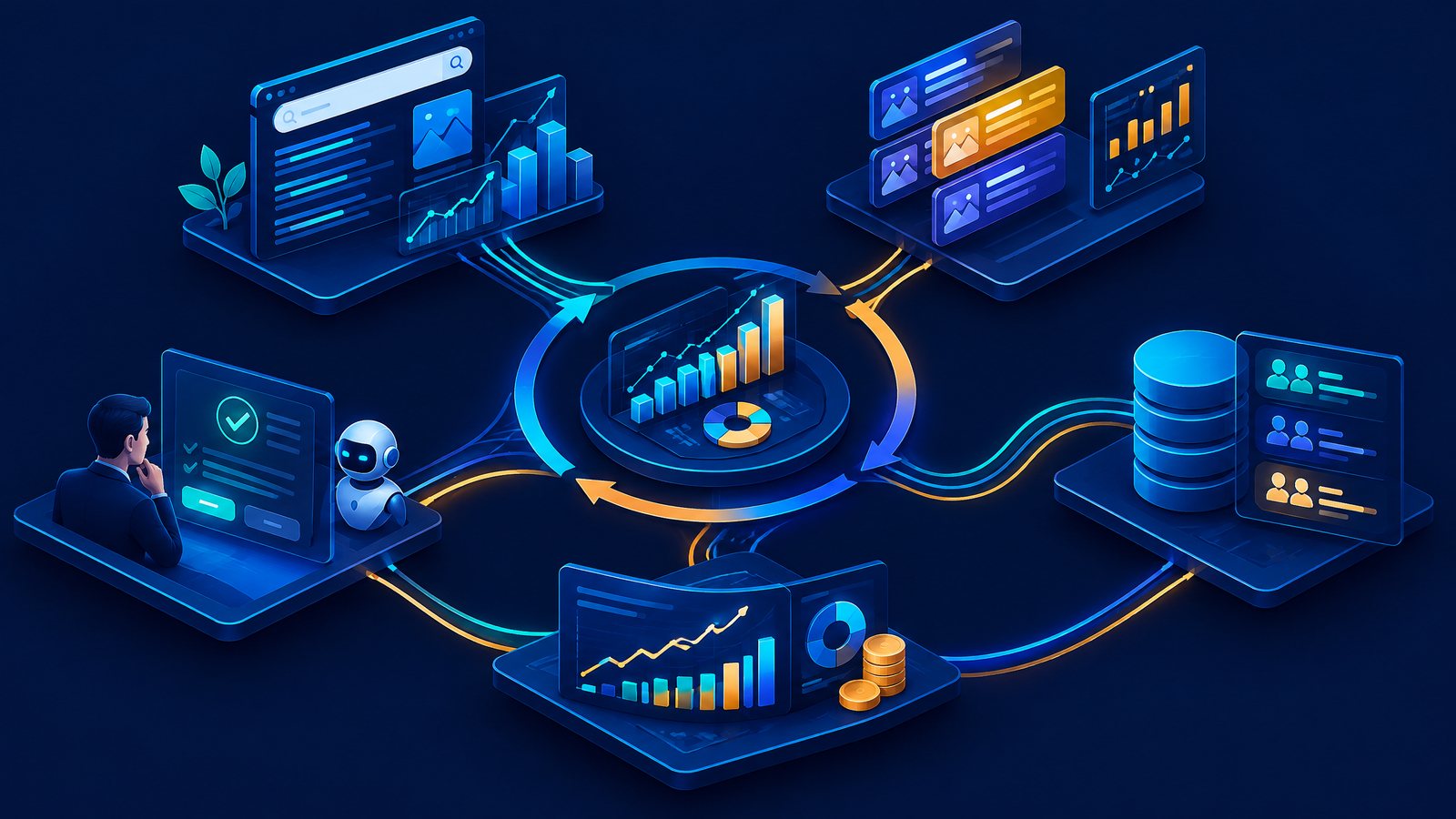 How Should Organic Search, Paid Media and Agentic AI Work Together to Lower CPA and Grow LTV?