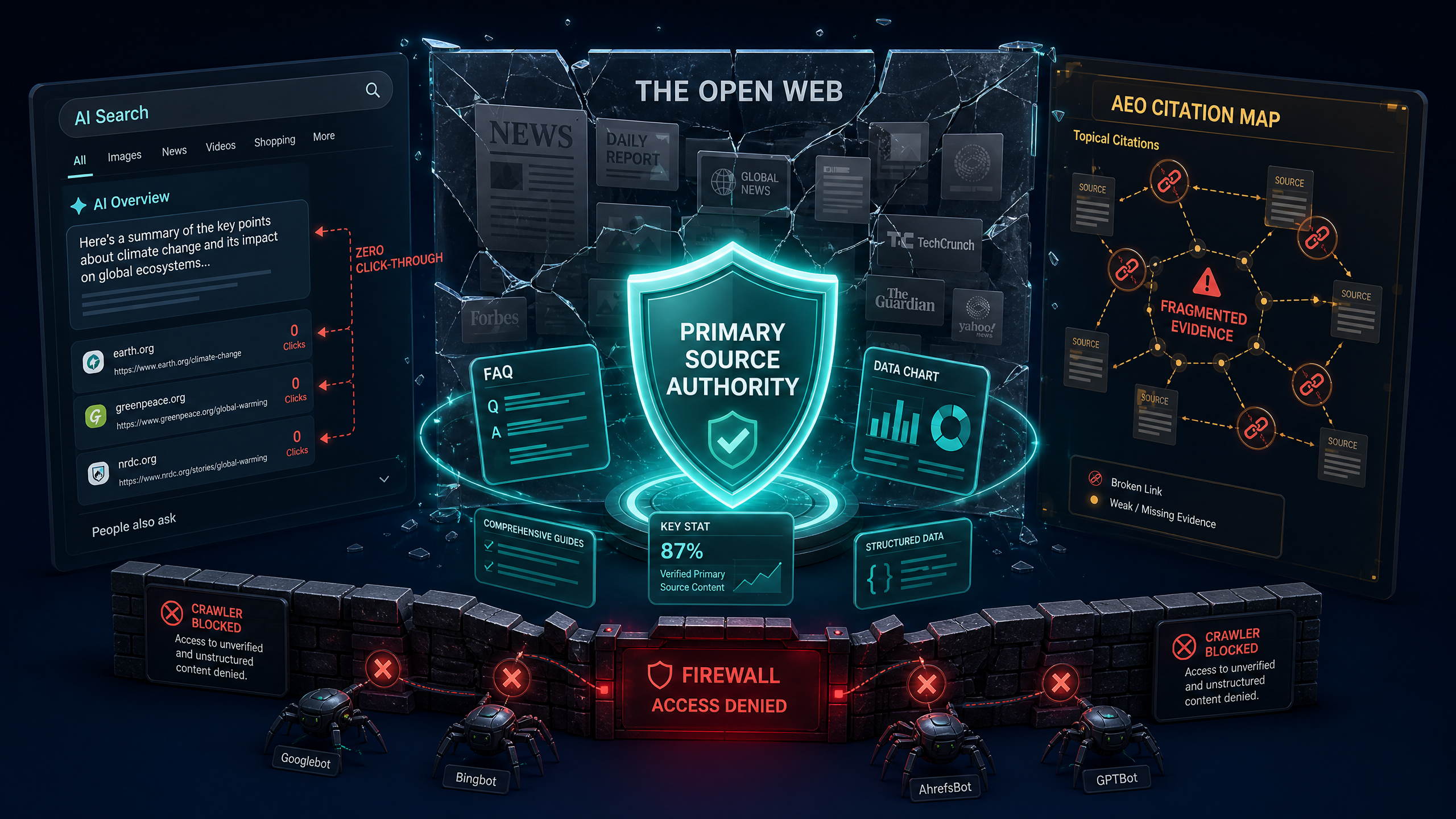 When Publishers Block Google, Your AEO Evidence Base Fragments