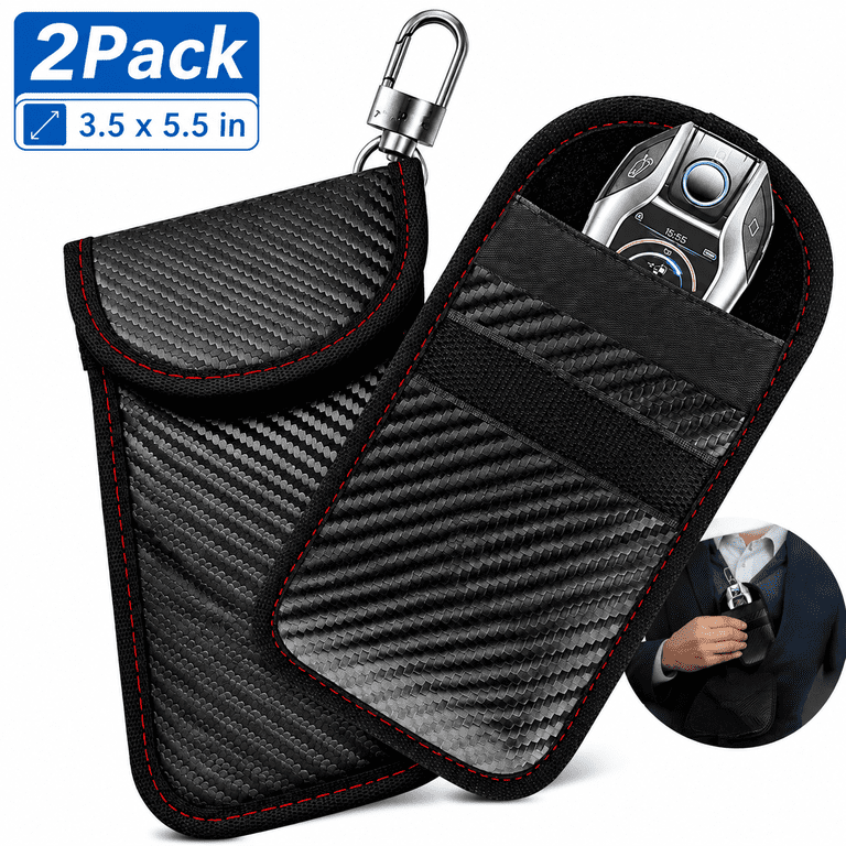 Faraday Bag for Car Keys (2-Pack)