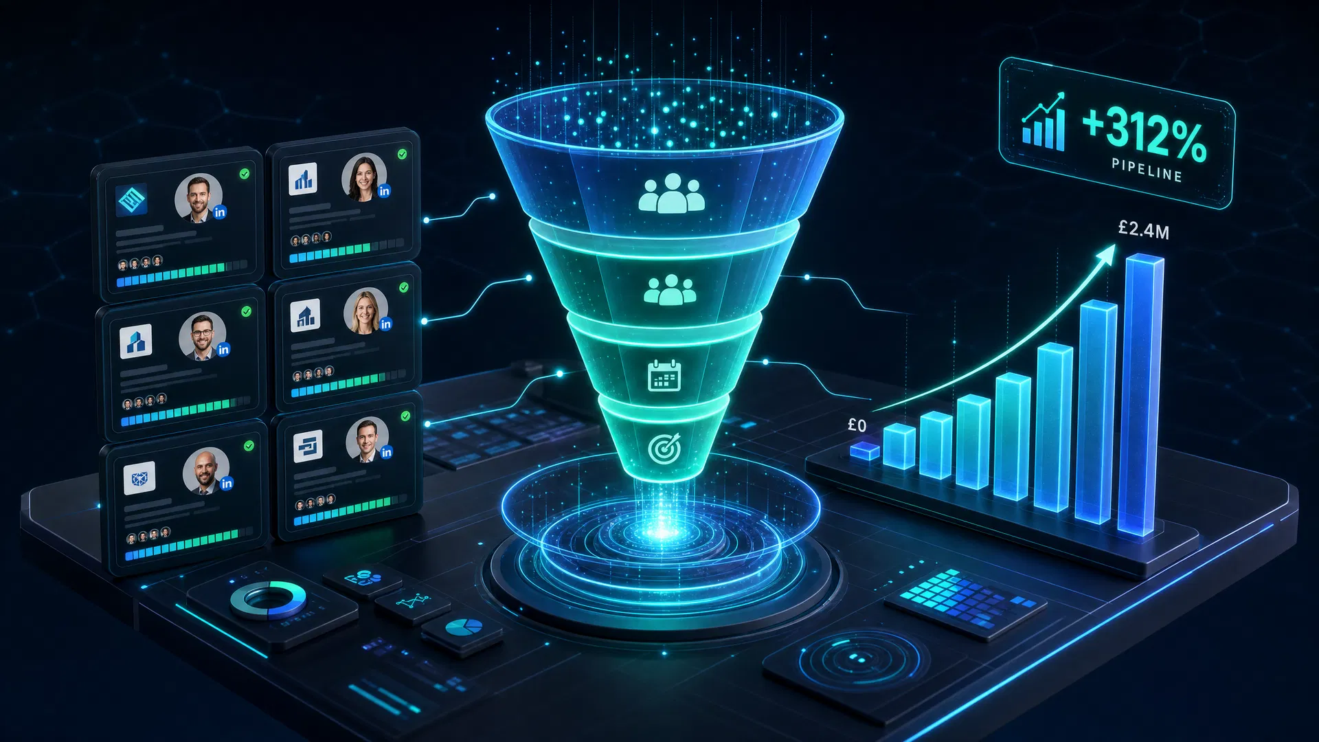 B2B SaaS ABM pipeline acceleration: account-based marketing strategy delivering 312 percent pipeline increase and 68 percent shorter sales cycle for enterprise SaaS brand
