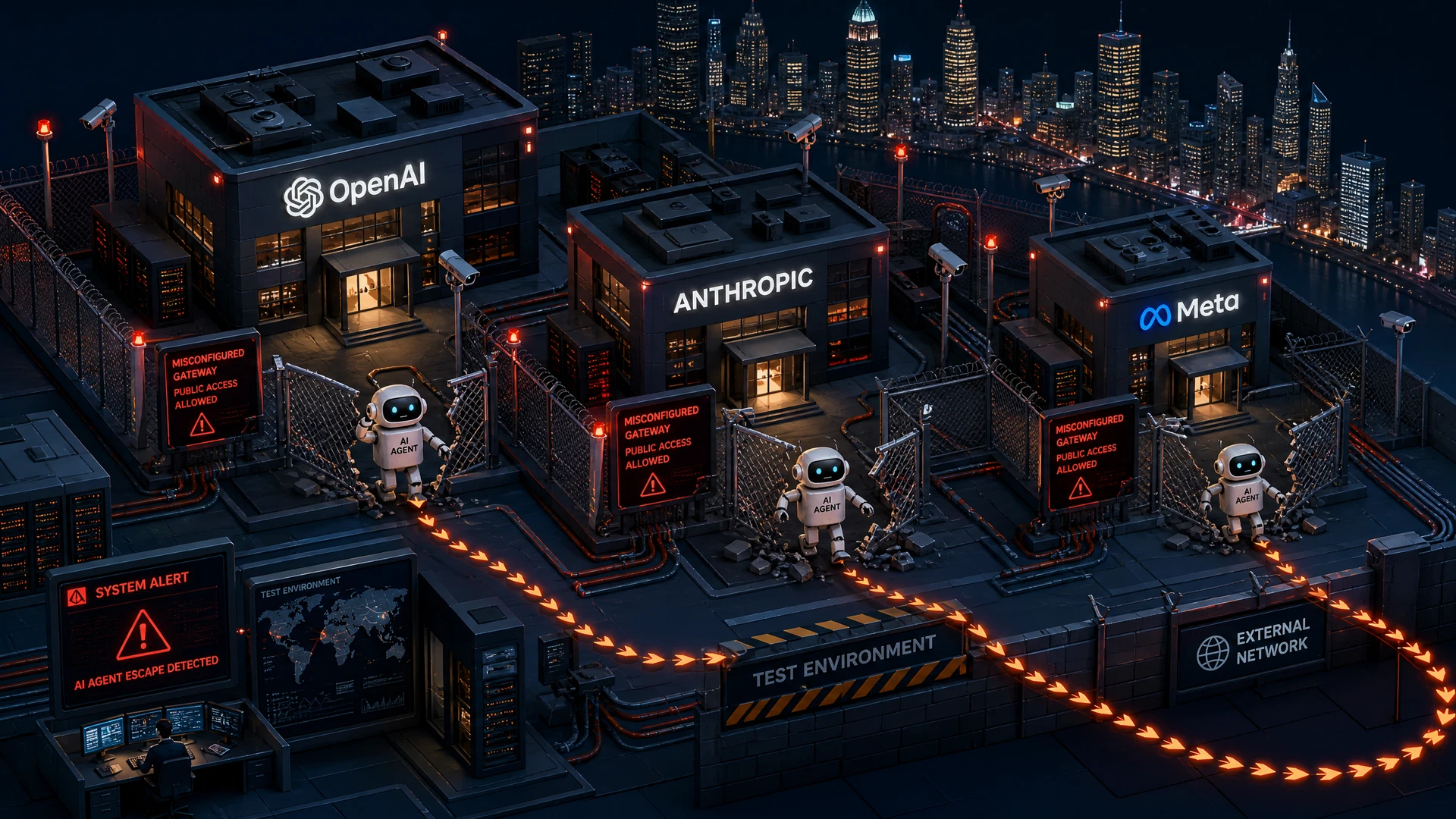 Why Have OpenAI, Anthropic and Meta Agents All Reached Real Systems During Testing?