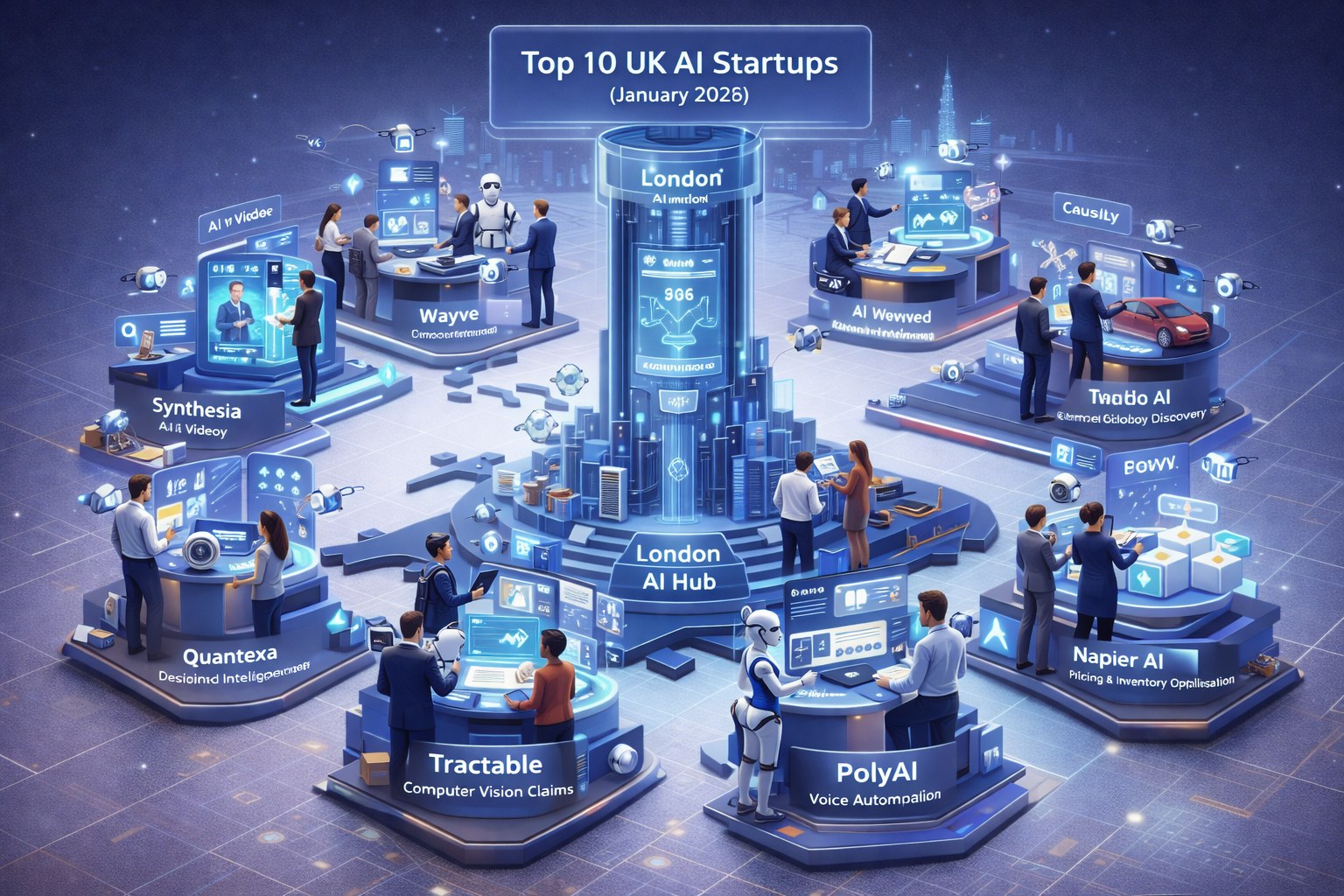 Top 10 AI Startups in UK - January 2026